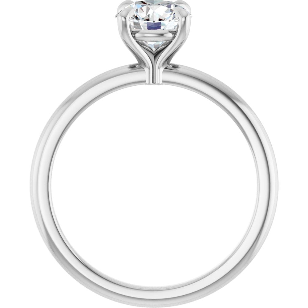 14K White Gold 1 CTW Lab-Grown Diamond Engagement Ring