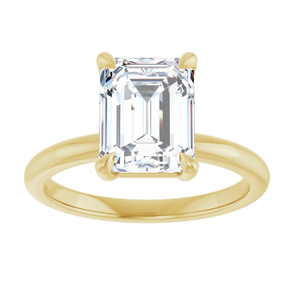 14K Yellow/White Gold 2 1/2 CTW Lab-Grown Diamond Engagement Ring