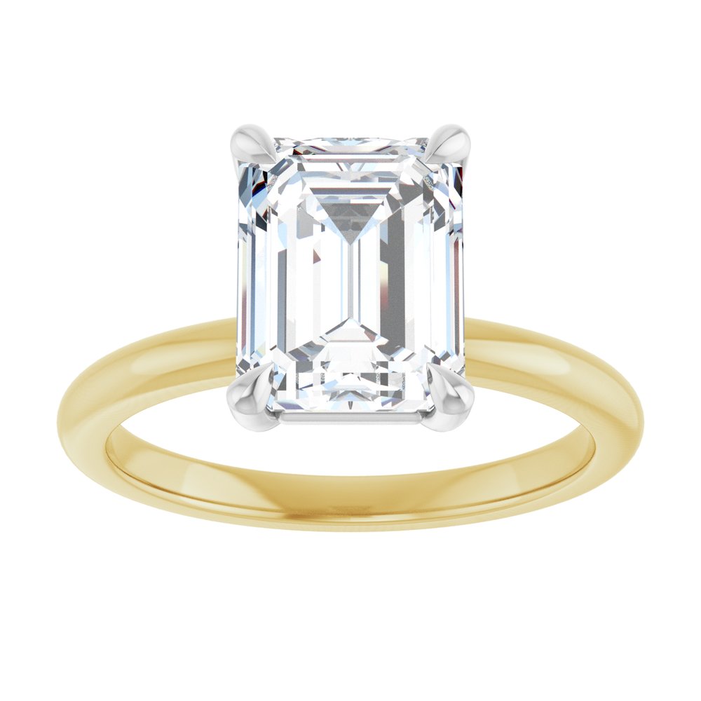 14K Yellow/White Gold 2 1/2 CTW Lab-Grown Diamond Engagement Ring