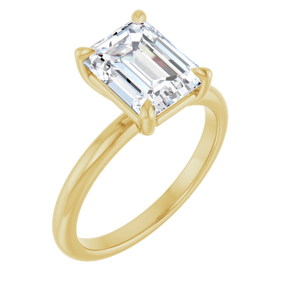 14K Yellow Gold 2 1/2 CTW Lab-Grown Diamond Engagement Ring