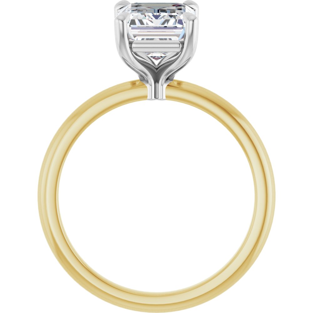 14K Yellow/White Gold 2 1/2 CTW Lab-Grown Diamond Engagement Ring