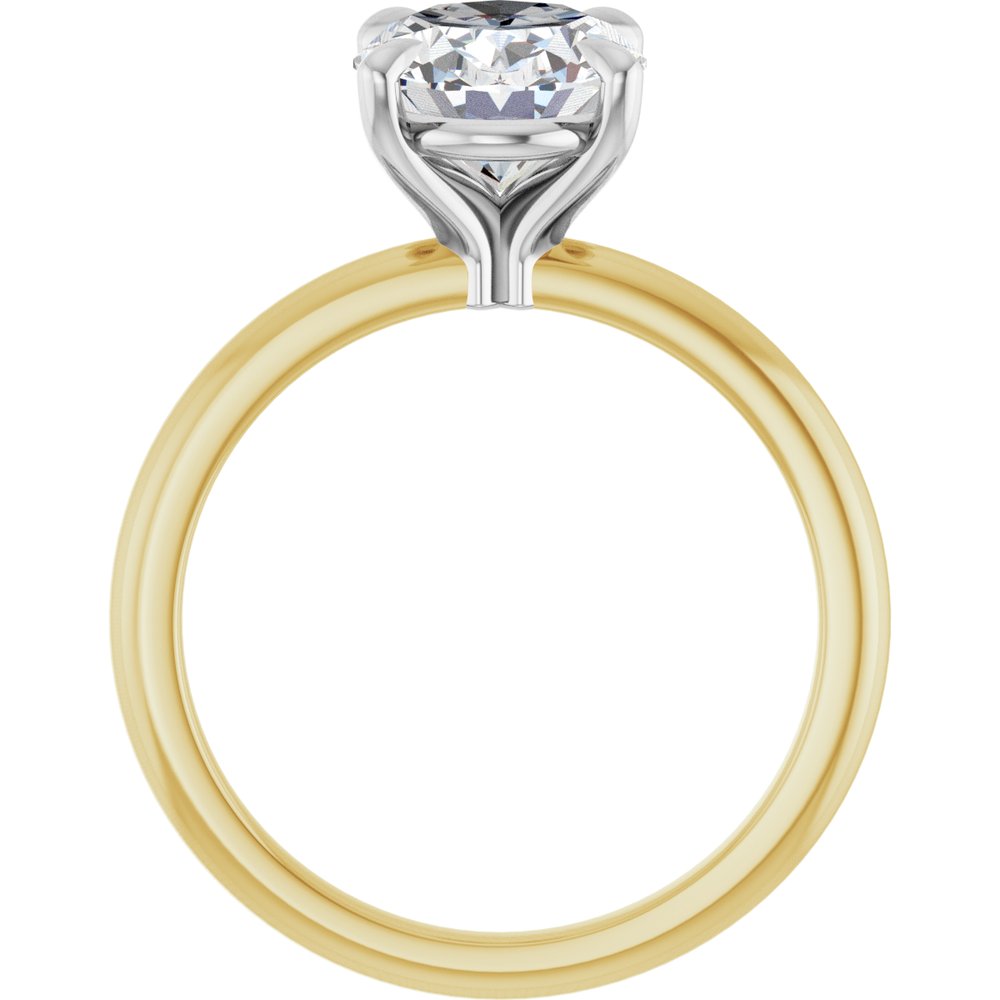 14K Yellow/White Gold 2 1/2 CTW Lab-Grown Diamond Engagement Ring