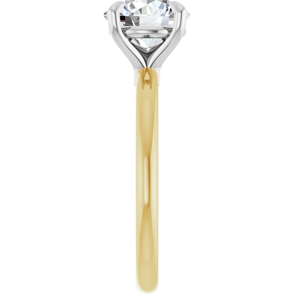 14K Yellow/White Gold 2 CTW Lab-Grown Diamond Engagement Ring