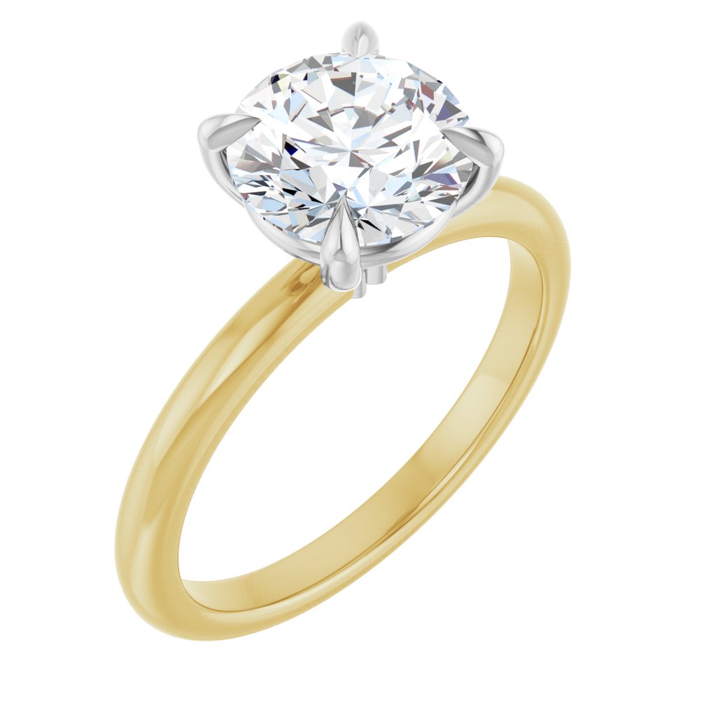 14K Yellow/White Gold 2 CTW Lab-Grown Diamond Engagement Ring