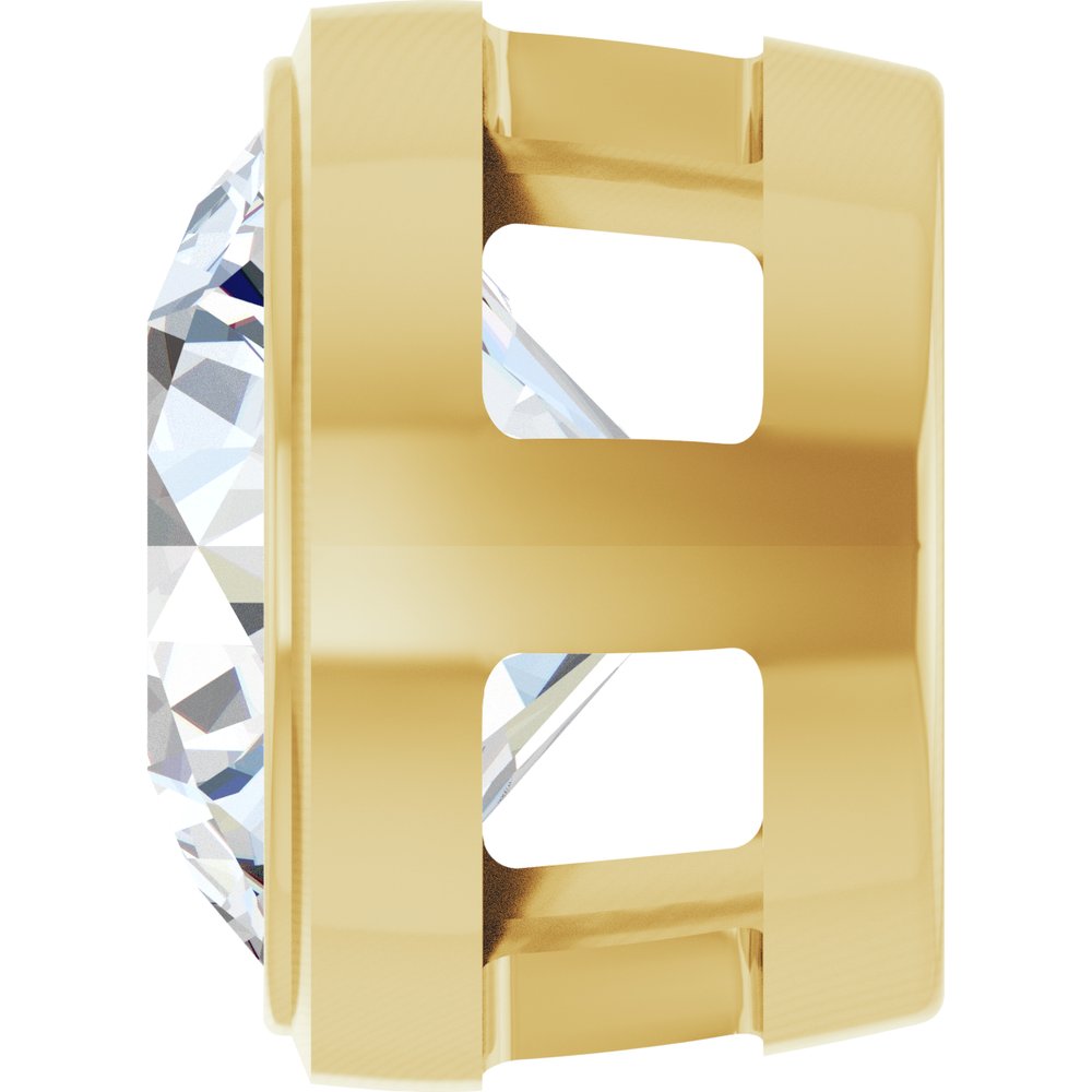 14K Yellow Gold 1 CT Lab-Grown Diamond Slide Pendant