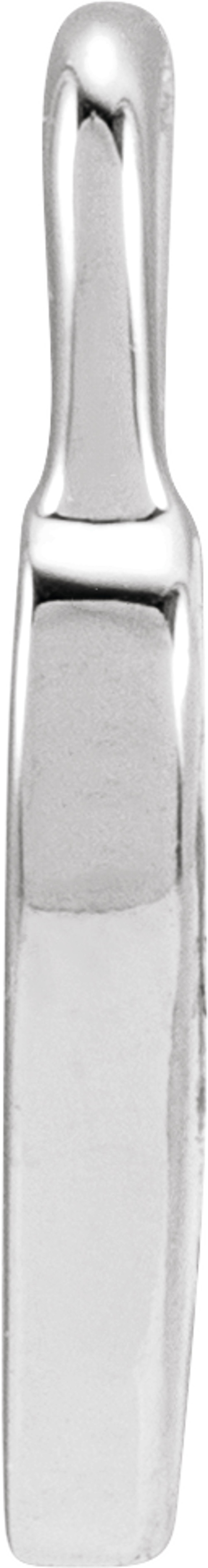 14K White Gold Pink Enamel Heart Pendant