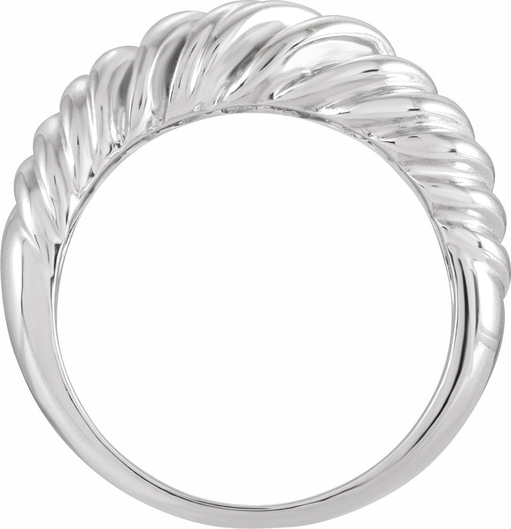 Sterling Silver Wrap Dome Ring