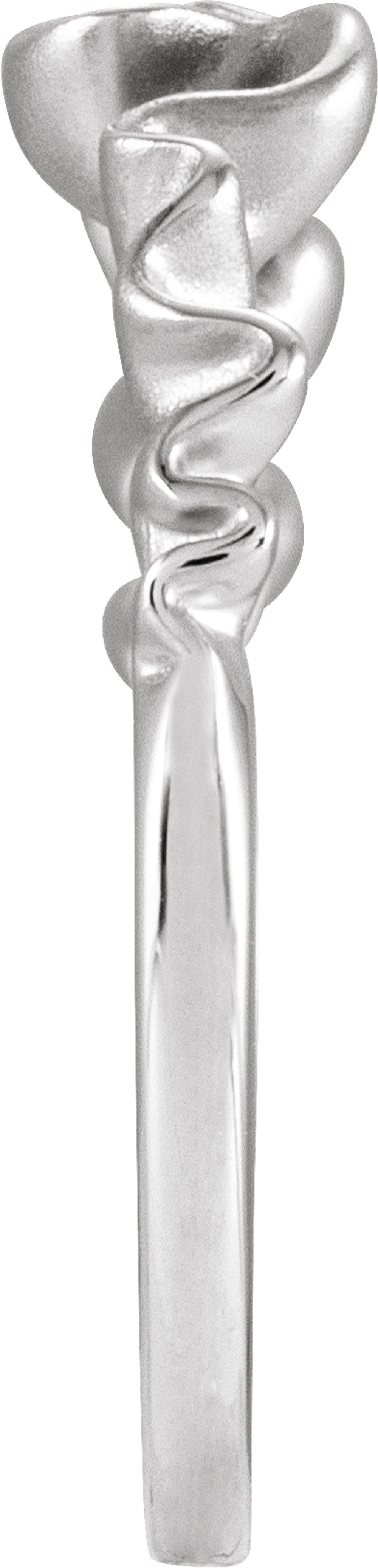 Sterling Silver Ribbon Stackable Ring