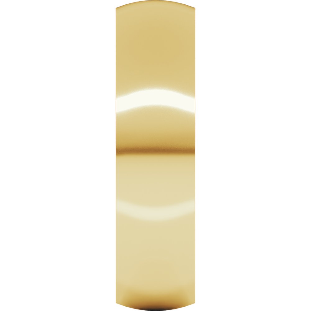 10K Yellow 5 mm Ultra-Lightweight Half Round Band