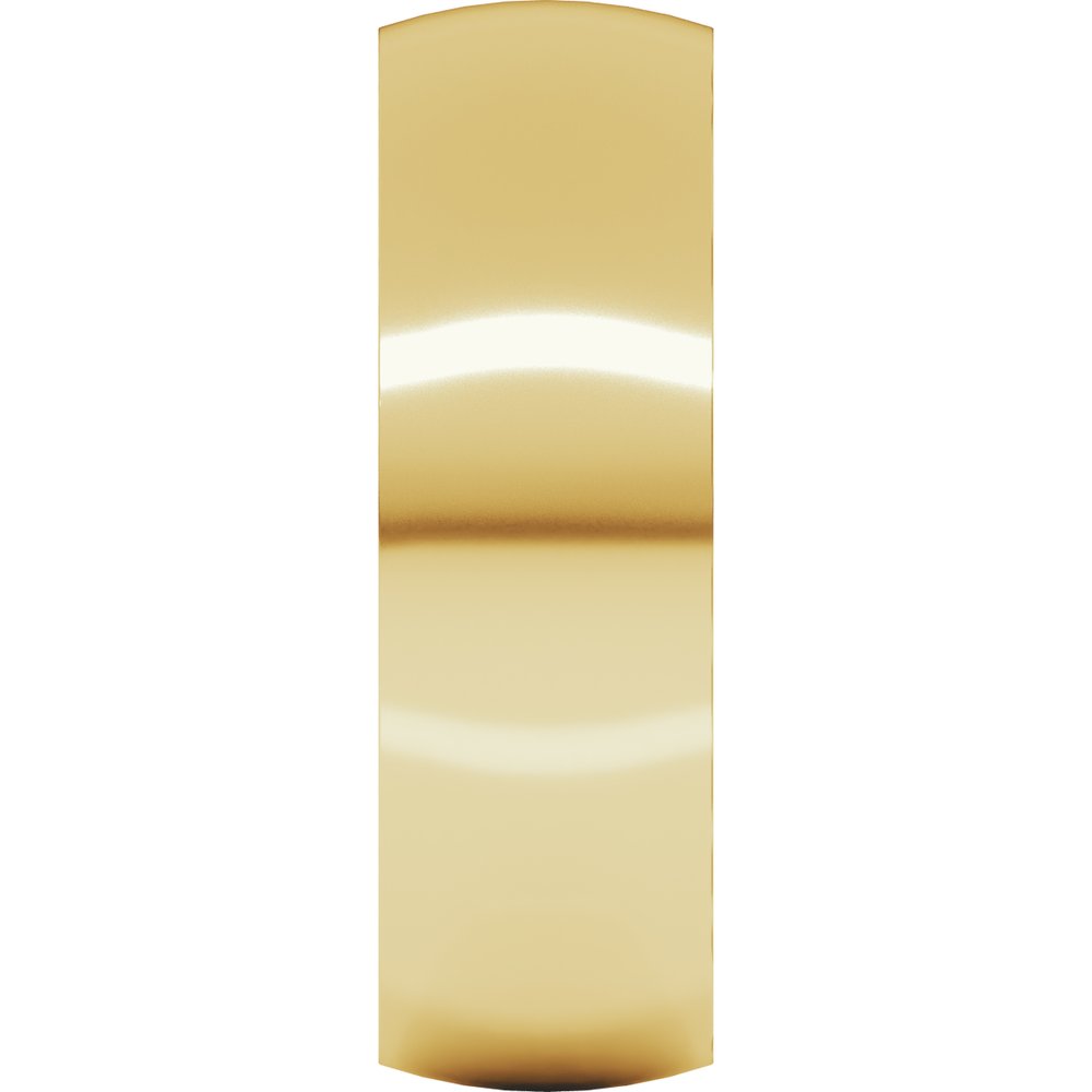 14K Yellow 6 mm Ultra-Lightweight Half Round Band