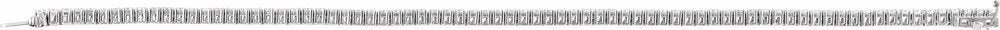 Sterling Silver 3 CTW Lab-Grown Diamond Line 7" Bracelet