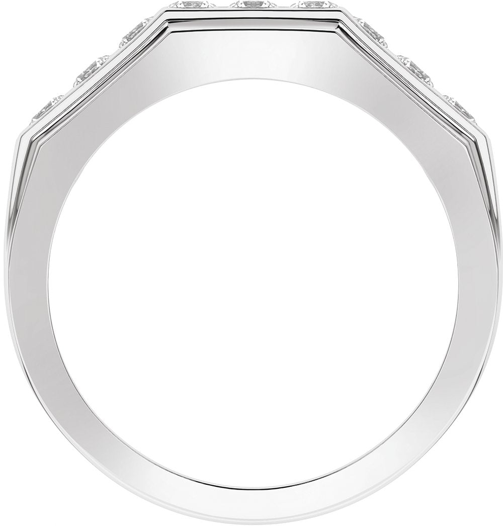 Platinum 1/2 CTW Lab-Grown Diamond Band