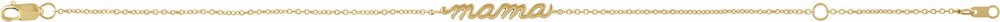 14K Yellow Gold Mama 6 1/2-7 1/2" Bracelet