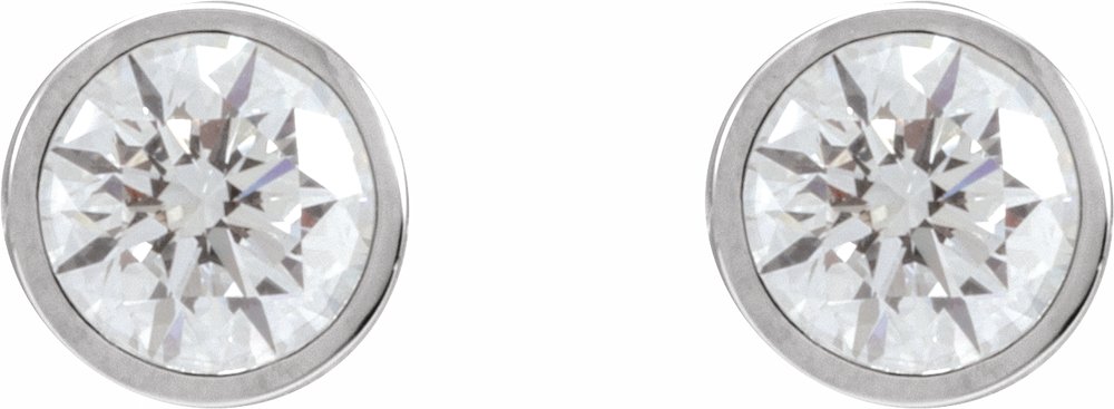14K White Gold 1 3/4 CTW Lab-Grown Diamond Cocktail-Style Earrings