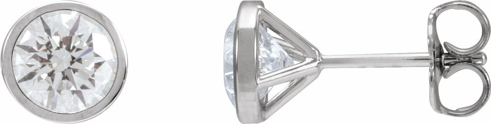 14K White Gold 1 3/4 CTW Lab-Grown Diamond Cocktail-Style Earrings
