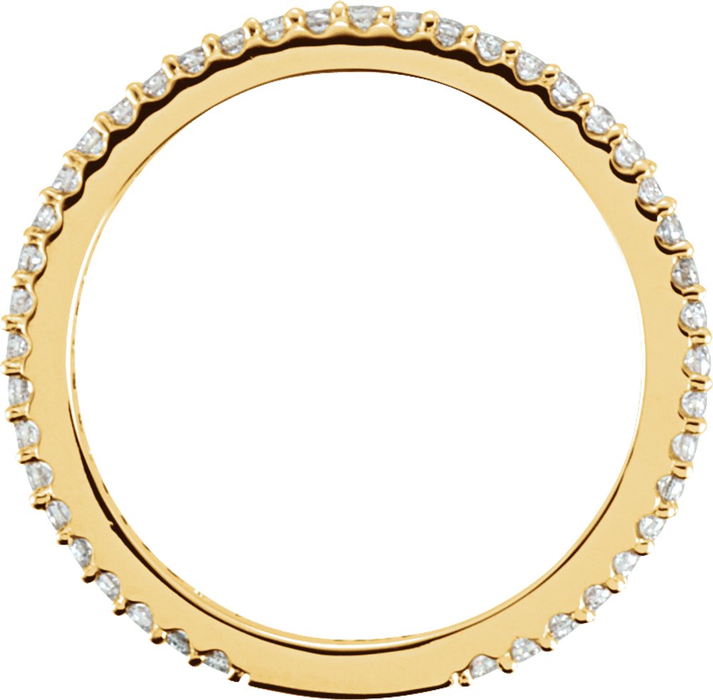 14K Yellow 1/3 CTW Natural Diamond Stackable Ring