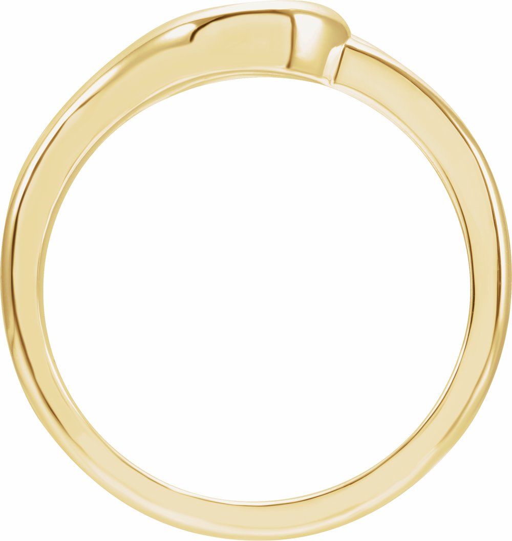14K Yellow Gold Interlocking Ring