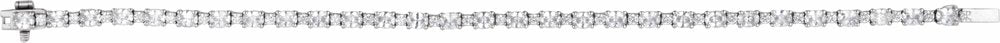 14K White Gold 5 1/2 CTW Lab-Grown Diamond Line 7" Bracelet