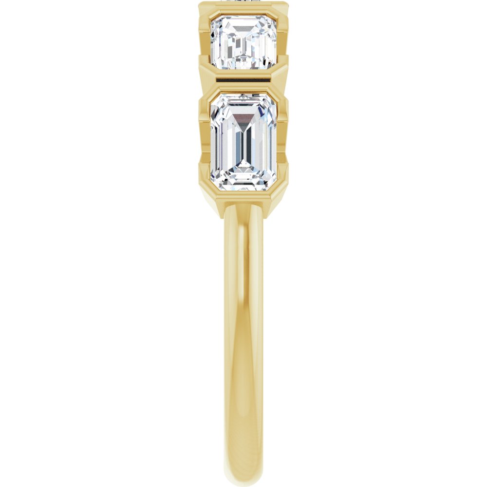 14K Yellow Gold 1 1/2 CTW Lab-Grown Diamond Anniversary Band