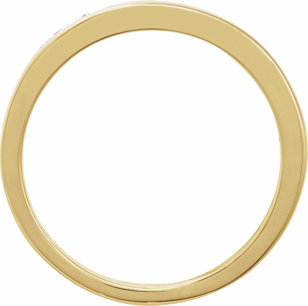 14K Yellow Gold Vermeil 1/3 CTW Lab-Grown Diamond Ring