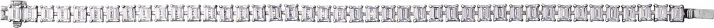 14K White Gold 10 1/2 CTW Lab-Grown Diamond Line 7" Bracelet