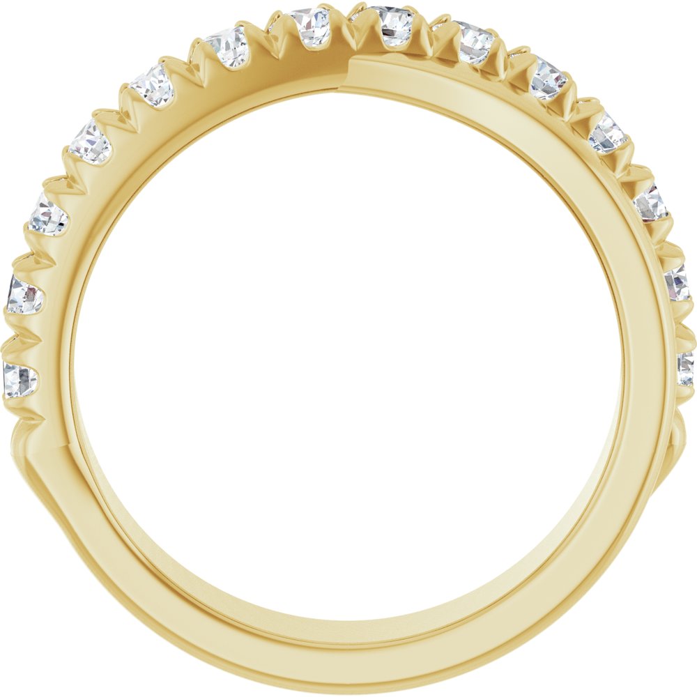 14K Yellow Gold 7/8 CTW Lab-Grown Diamond Anniversary Band