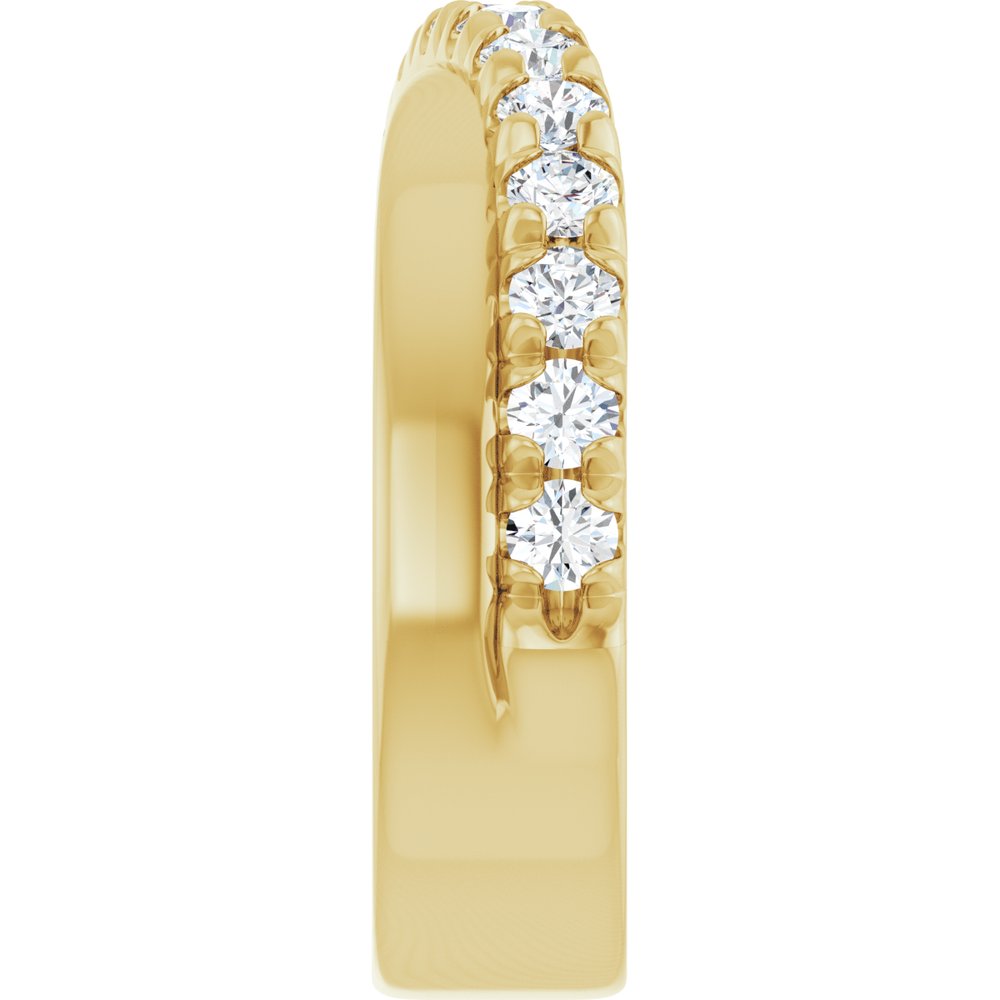 14K Yellow Gold 7/8 CTW Lab-Grown Diamond Anniversary Band