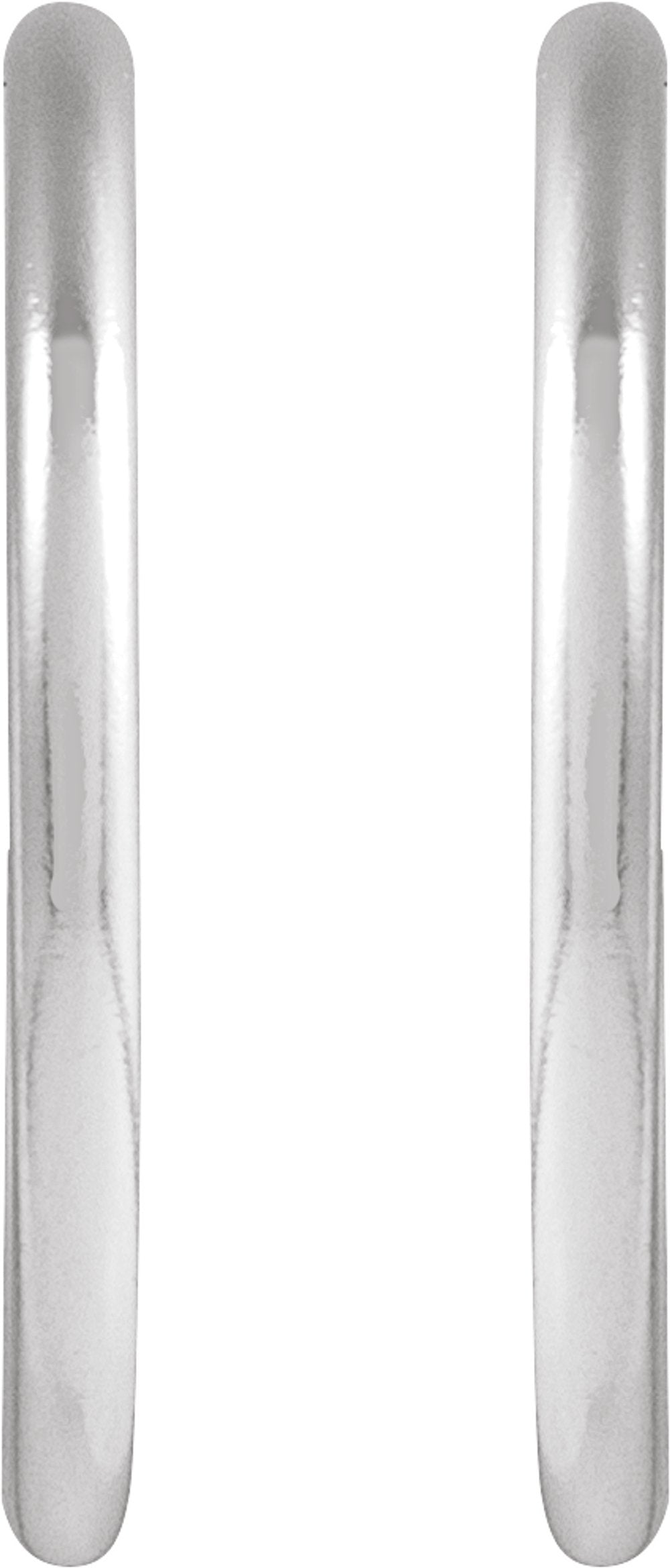 Sterling Silver 15 mm Hoop Earrings