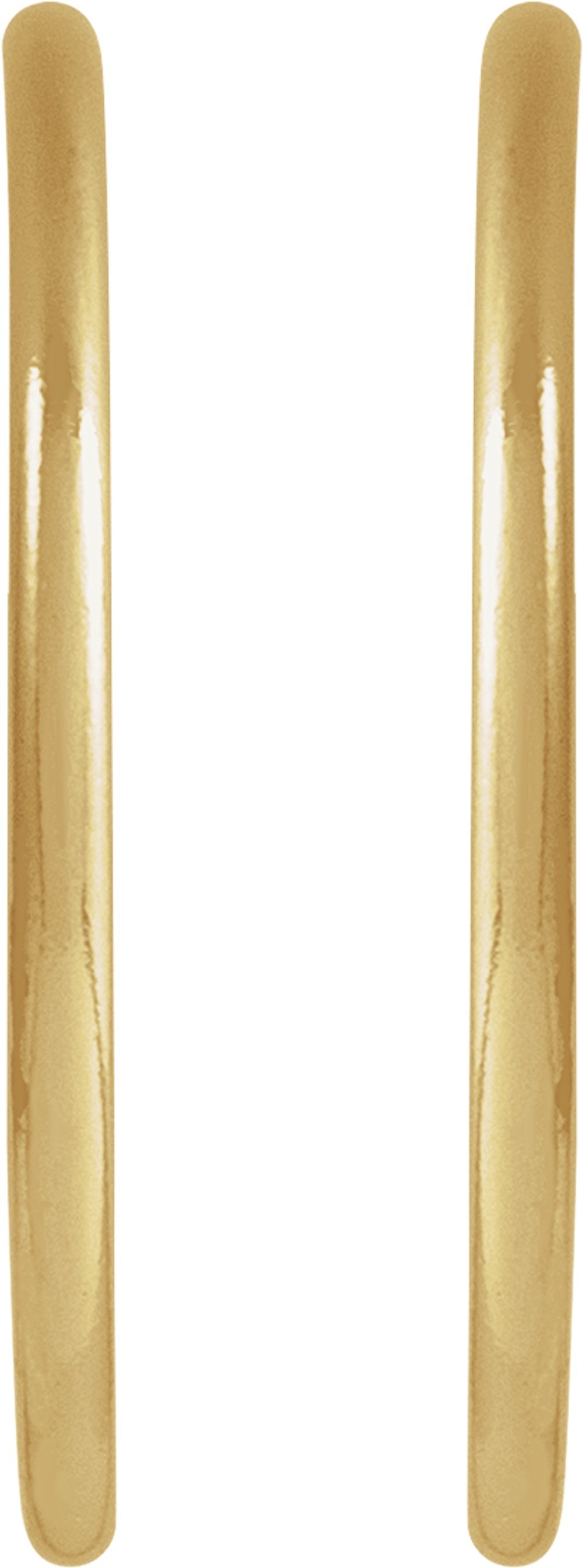 14K Yellow Gold-Filled 20 mm Hoop Earrings