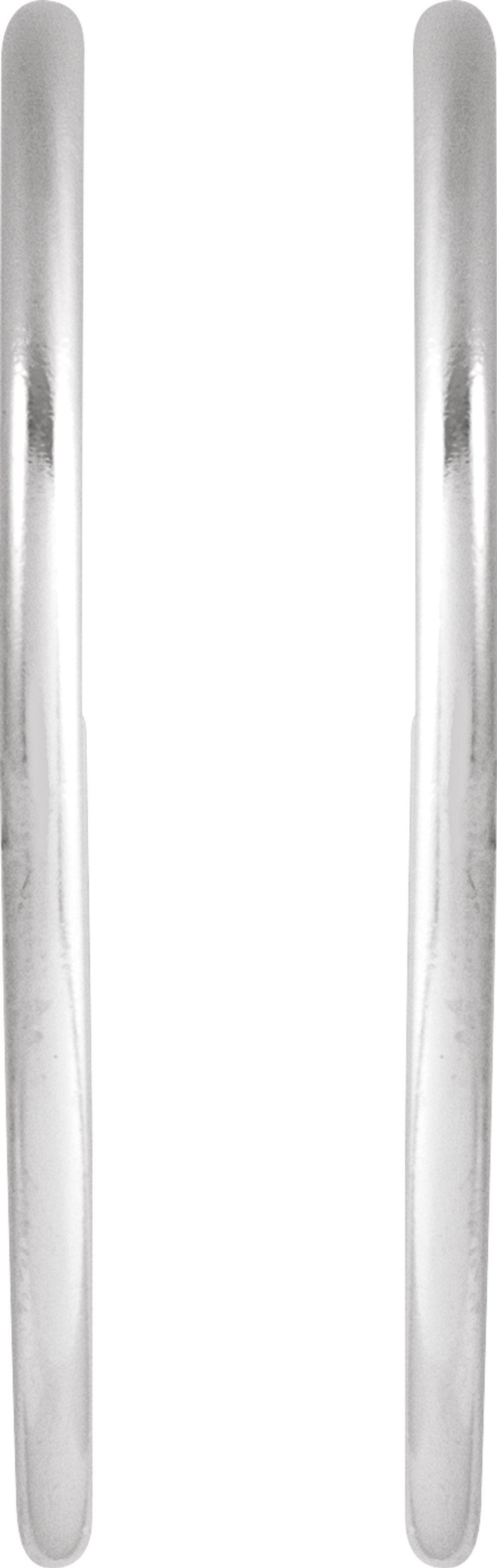 Sterling Silver 25 mm Hoop Earrings