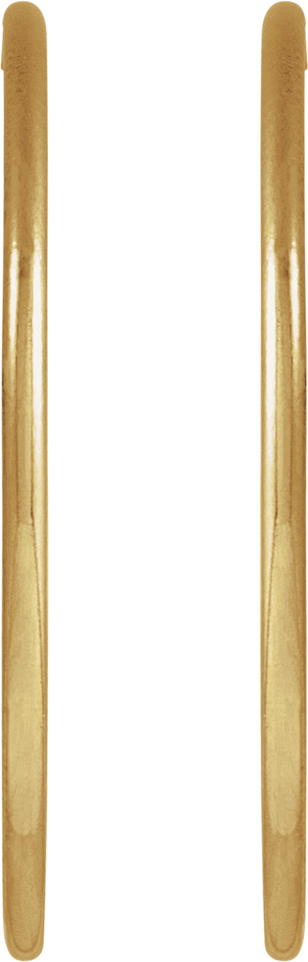 14K Yellow Gold-Filled 30 mm Hoop Earrings