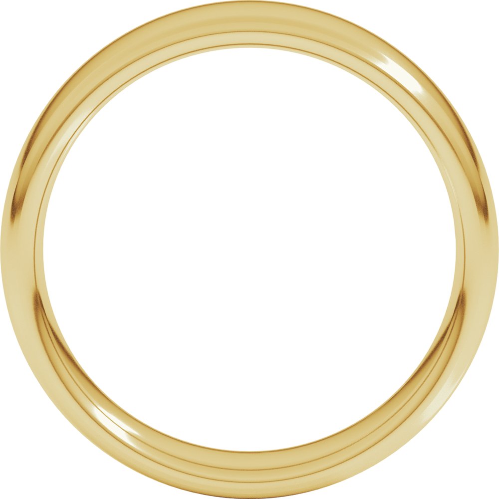 14K Yellow Gold 5.5 mm Comfort-Fit European-Style Band Size 5