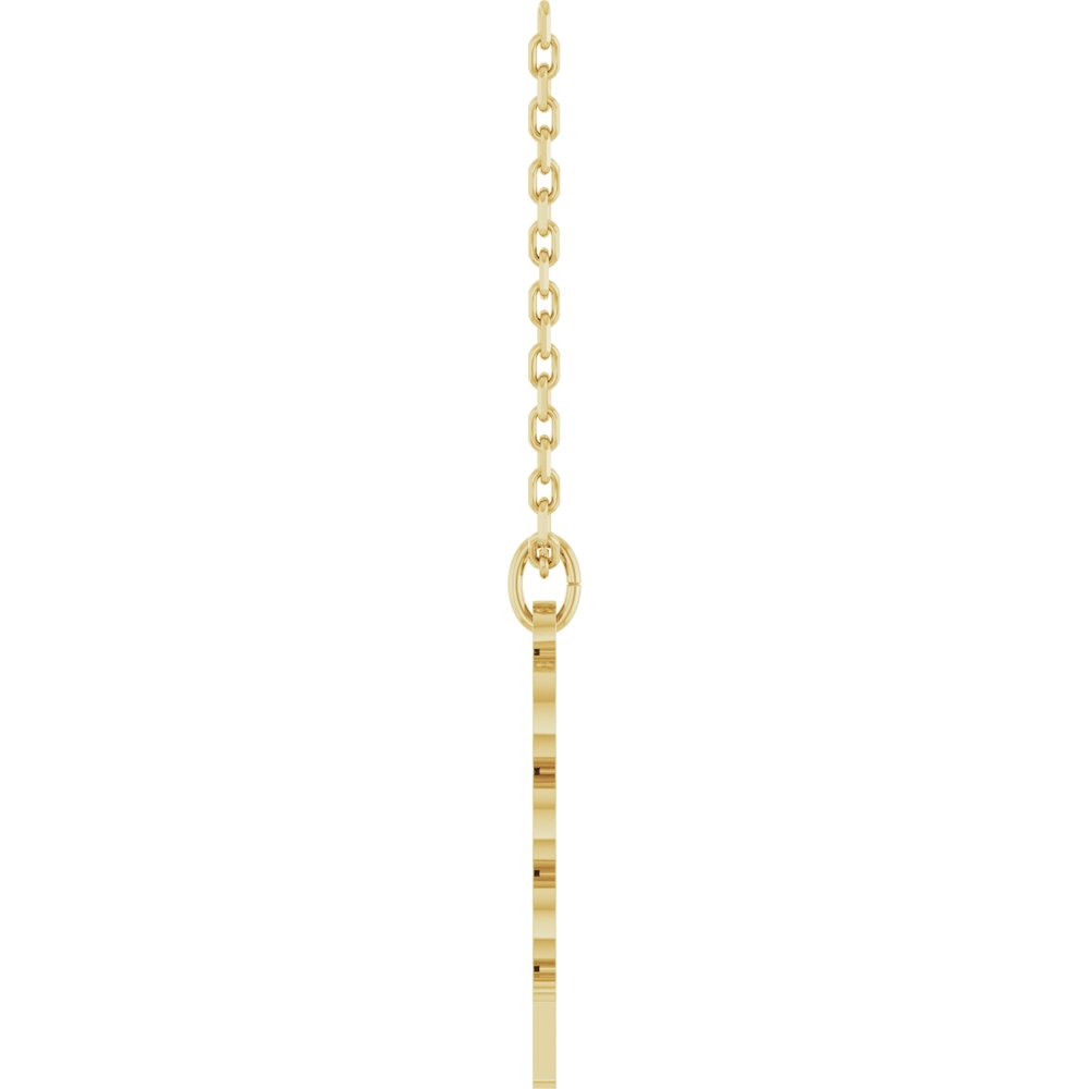 14K Yellow Petite 2027 18" Necklace