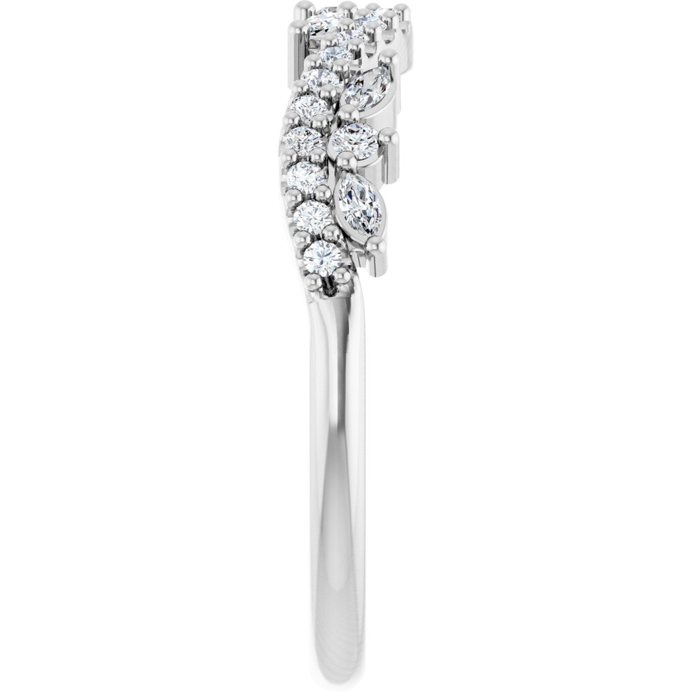 14K White Gold 1/3 CTW Lab-Grown Diamond Anniversary Band