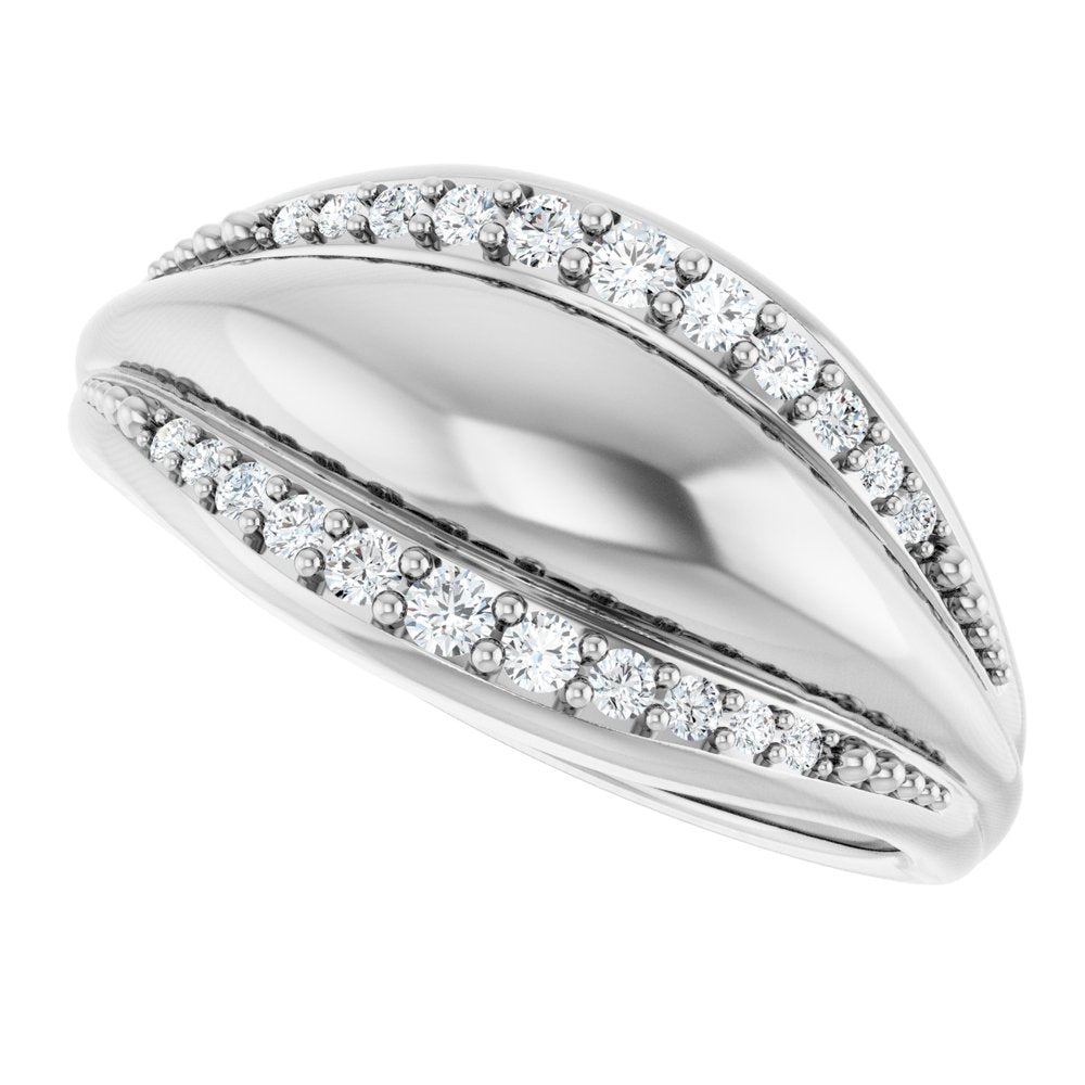 14K White Gold 1/5 CTW Natural Diamond Ring