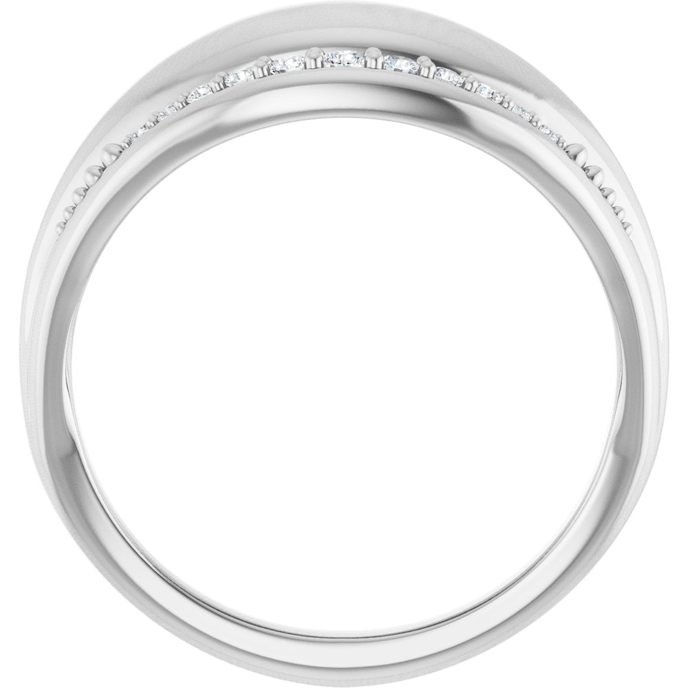 14K White Gold 1/5 CTW Natural Diamond Ring