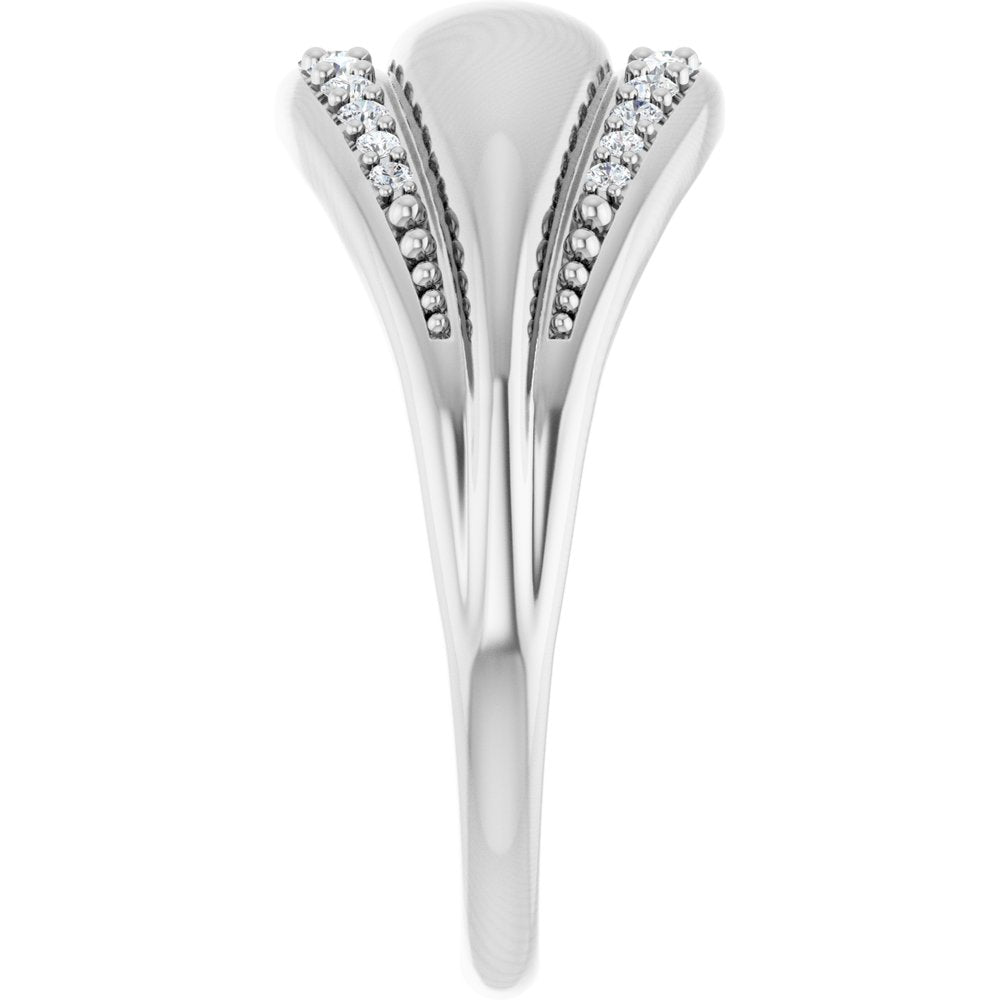 14K White Gold 1/5 CTW Natural Diamond Ring