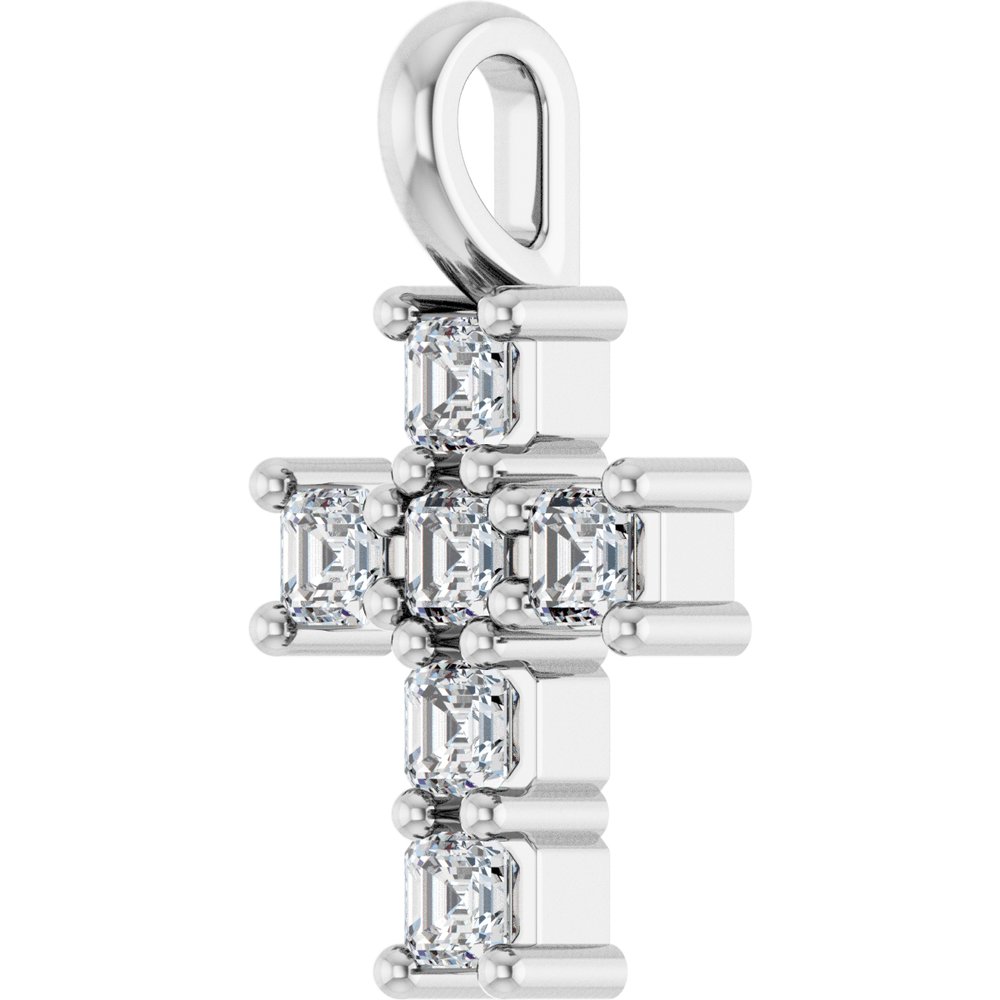 14K White Gold 1/3 CTW Lab-Grown Diamond Pendant