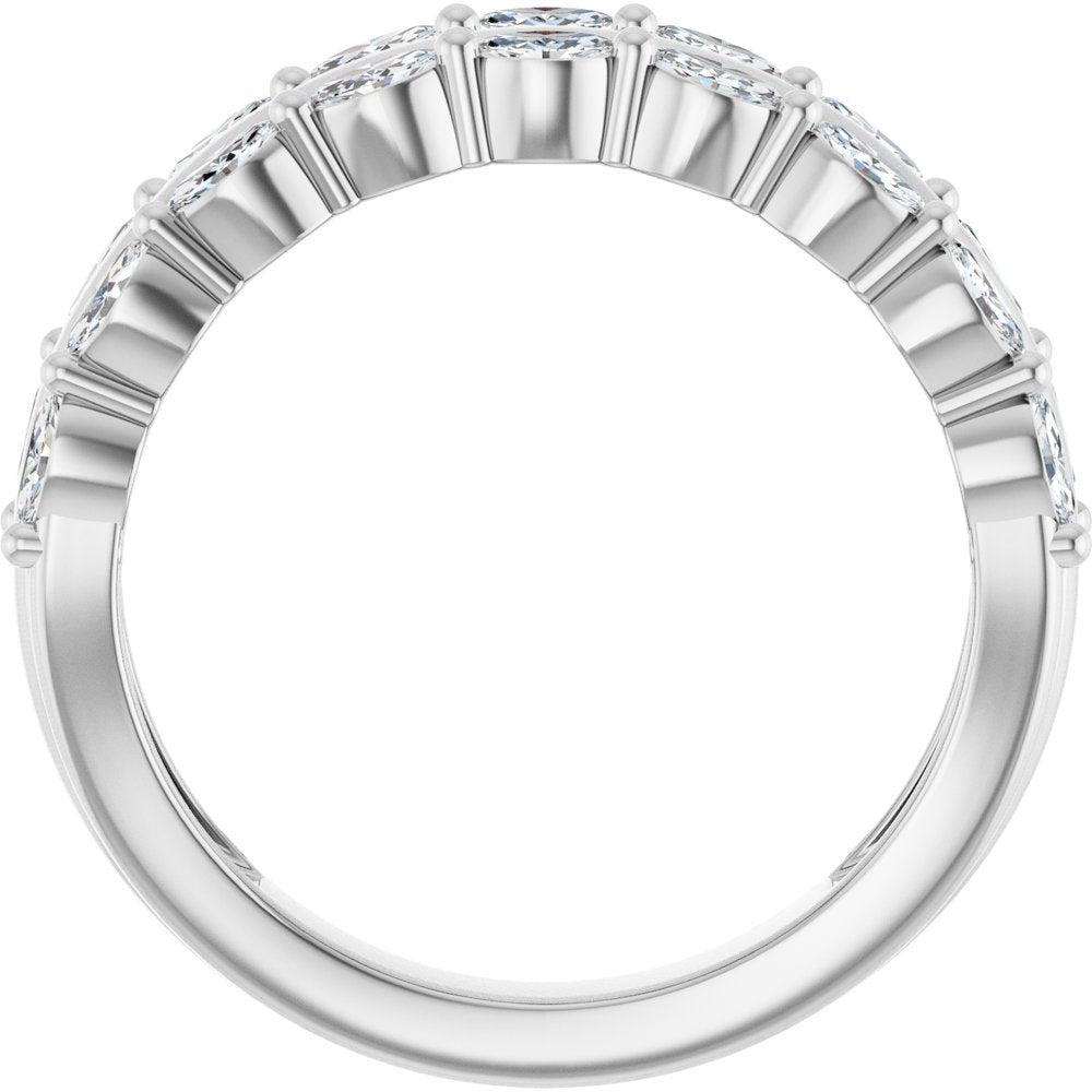 14K White Gold 1/2 CTW Lab-Grown Diamond Anniversary Band
