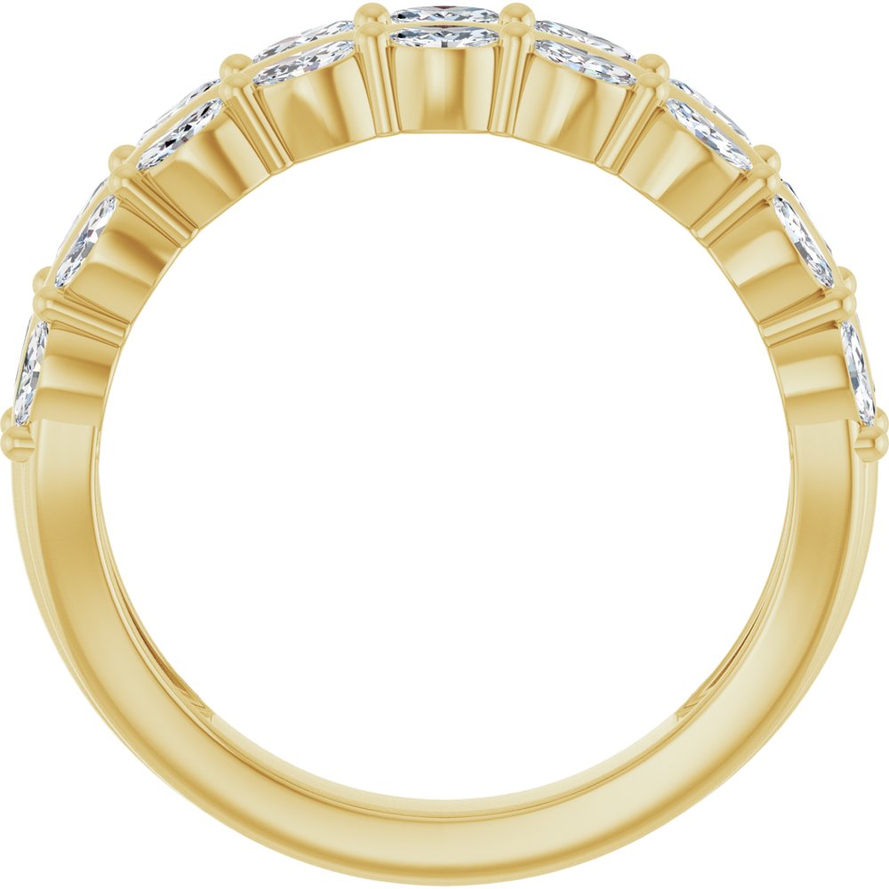 14K Yellow Gold 1/2 CTW Lab-Grown Diamond Anniversary Band