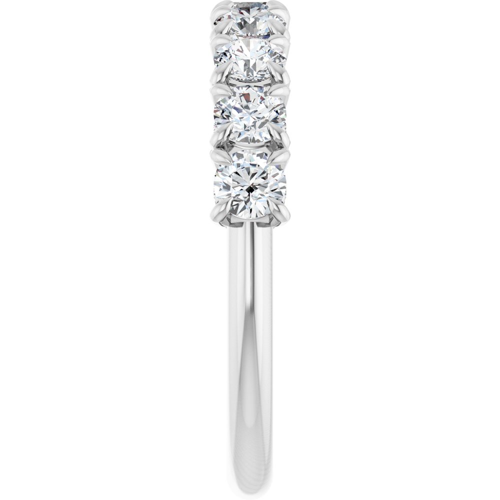 14K White 1 1/4 CTW Lab-Grown Diamond Anniversary Band