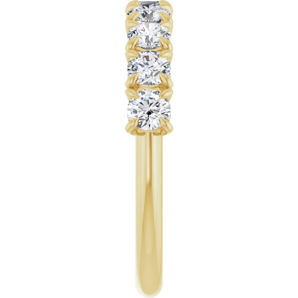 14K Yellow 1 1/4 CTW Lab-Grown Diamond Anniversary Band