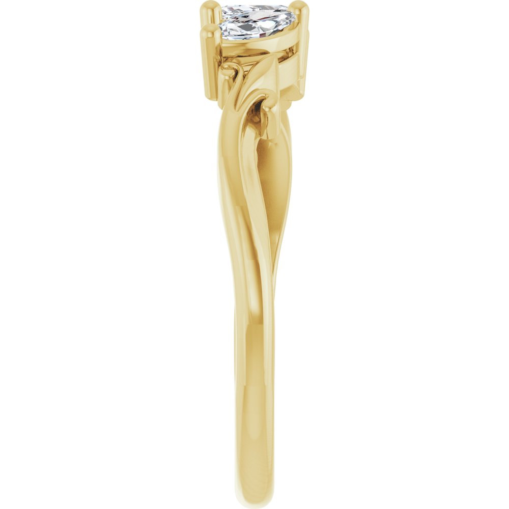 14K Yellow Gold 1/2 CTW Natural Diamond Anniversary Band