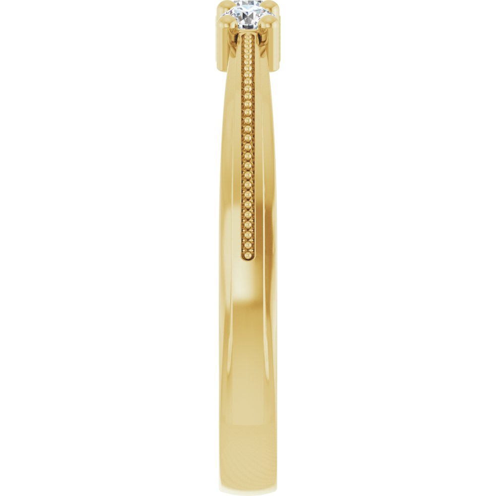 14K Yellow Gold 1/5 CTW Natural Diamond Anniversary Band