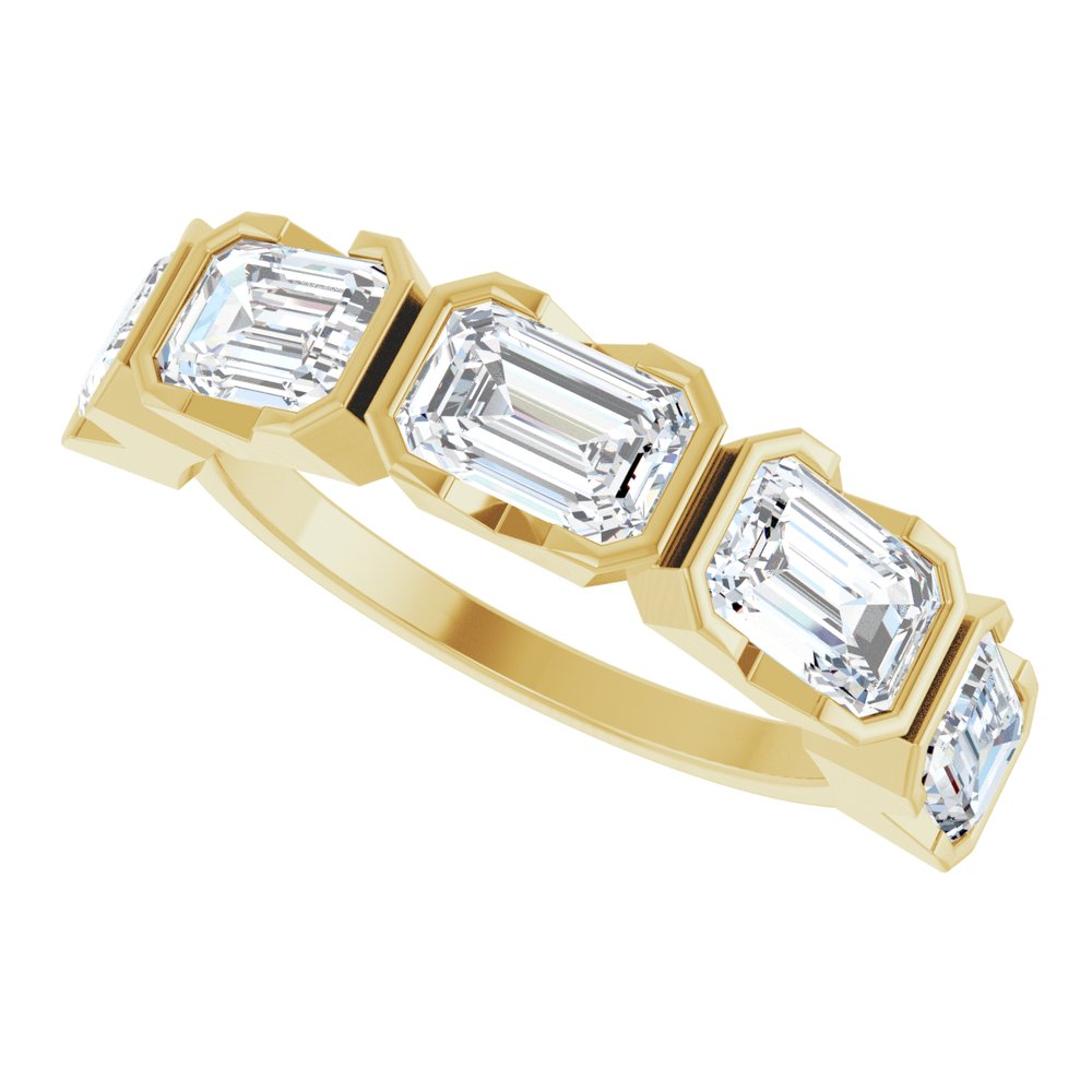 14K Yellow Gold 3 1/4 CTW Lab-Grown Diamond Anniversary Band