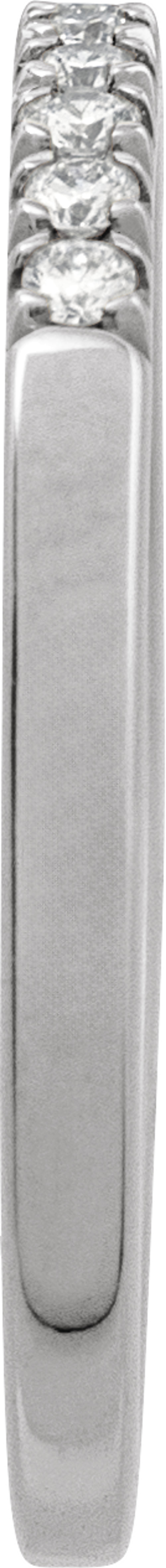 Sterling Silver 1/6 CTW Lab-Grown Diamond Stackable Ring