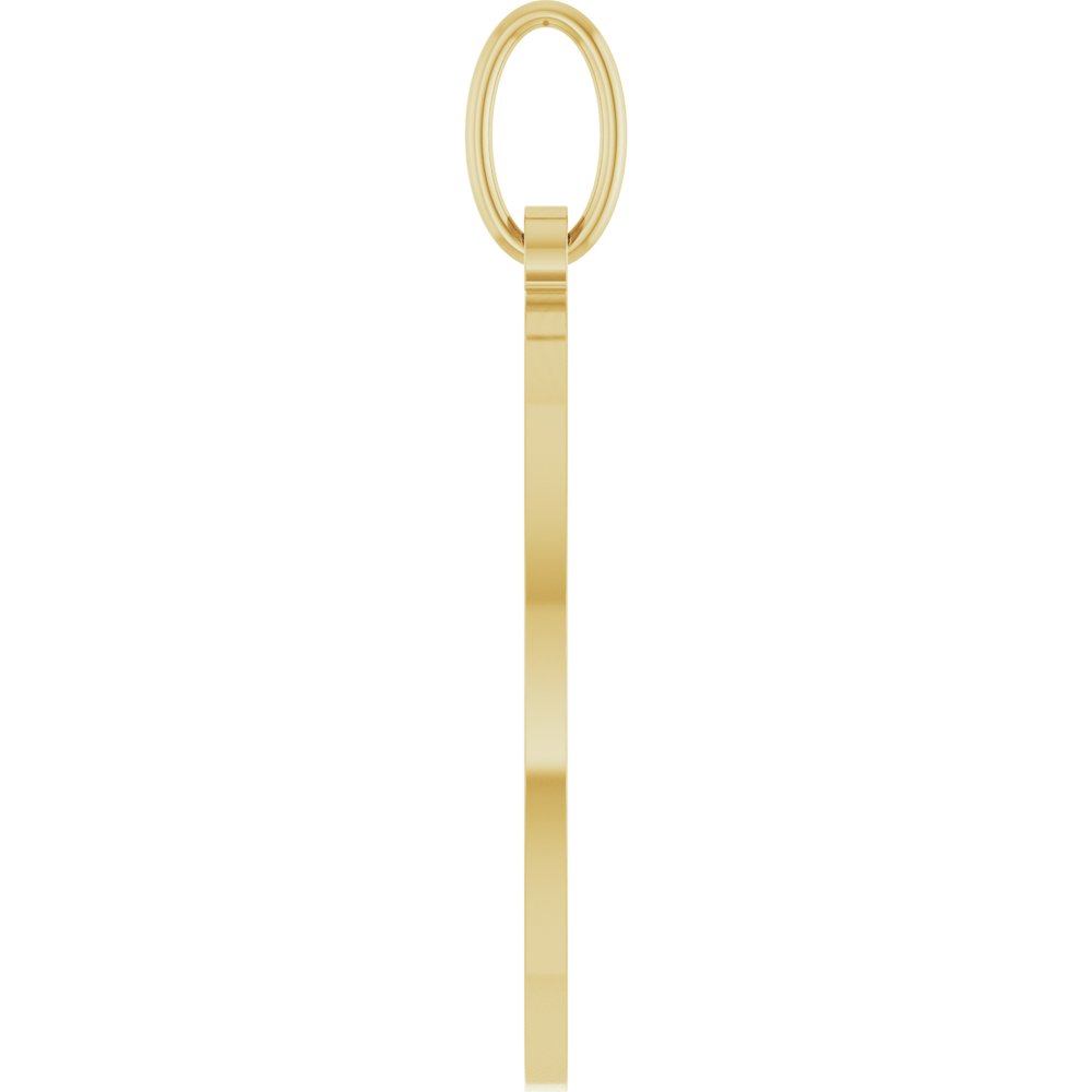 14K Yellow Gold Star of David Pendant