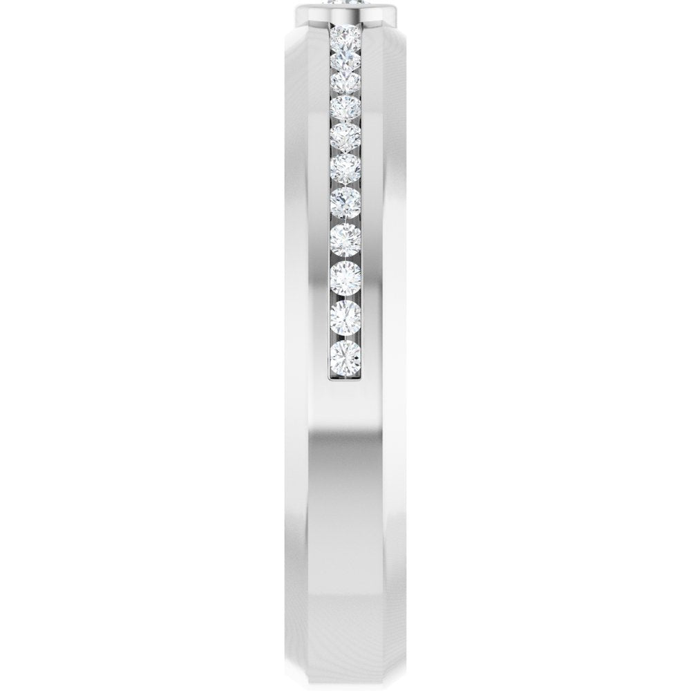 14K White Gold 1/4 CTW Lab-Grown Diamond Band