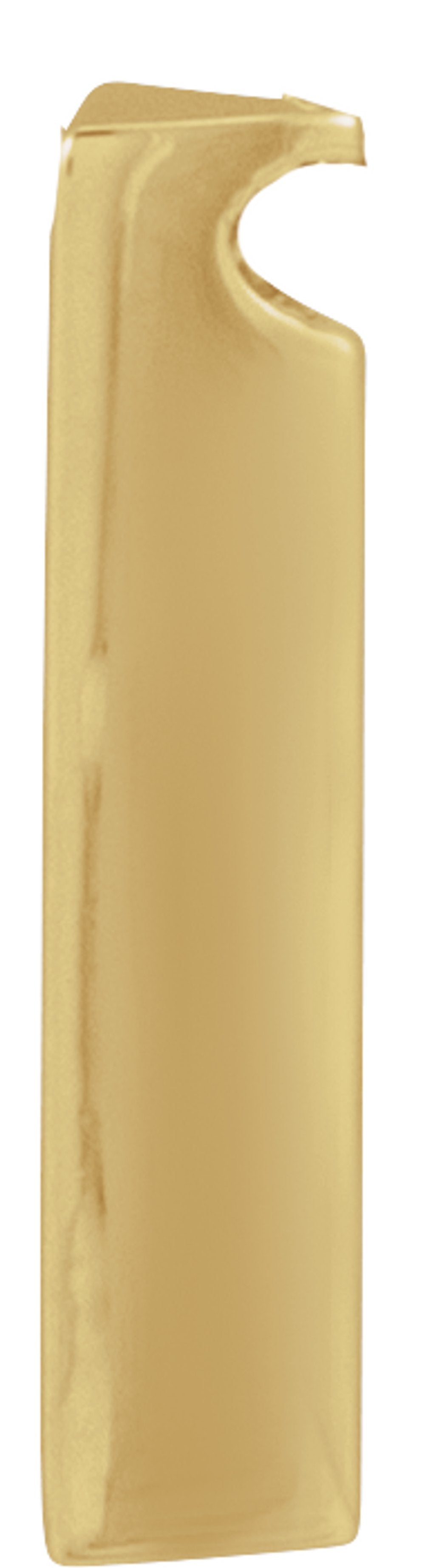 14K Yellow Gold Engravable Three-Sided Bar Pendant