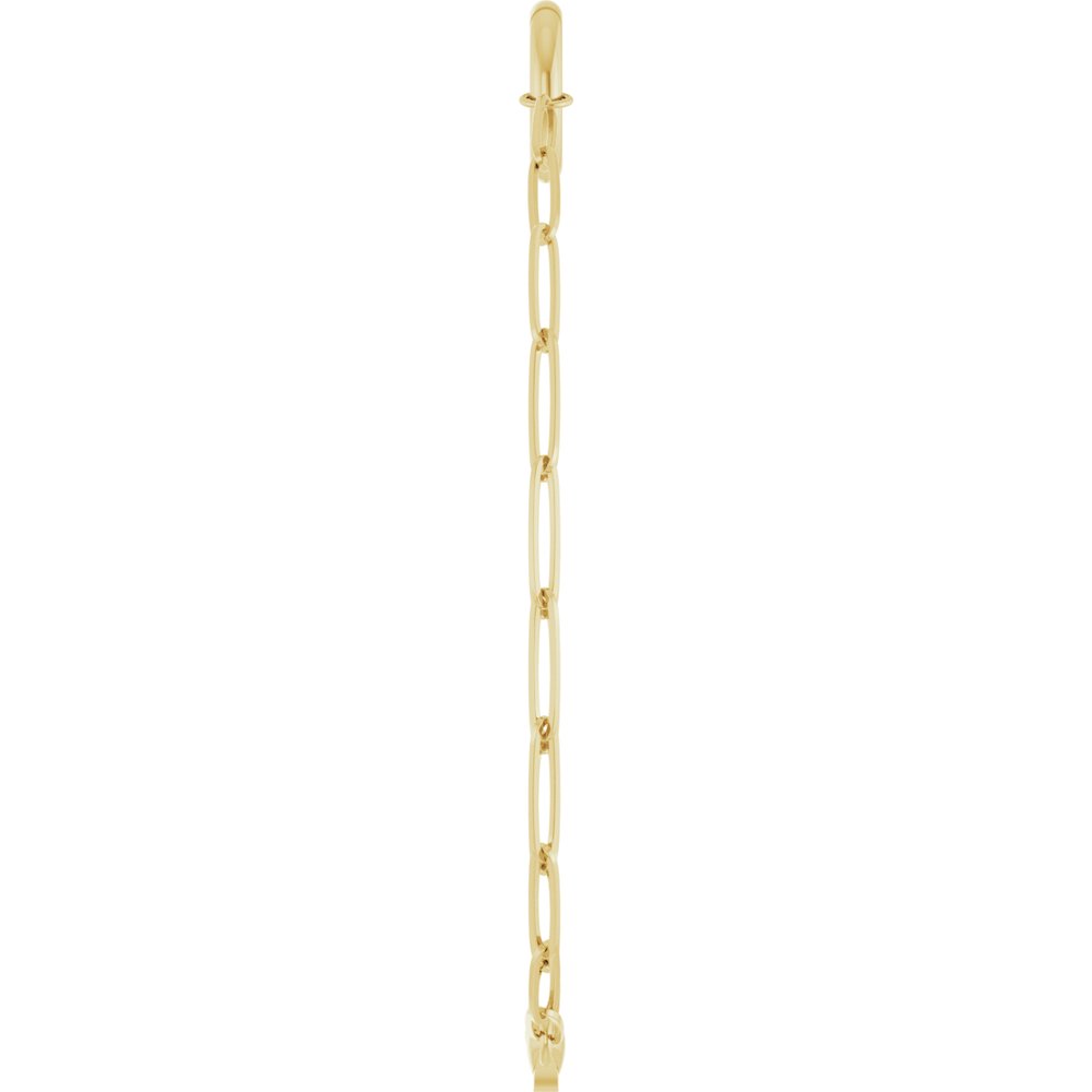 18K Yellow Gold-Plated Sterling Silver Charm 7" Bracelet